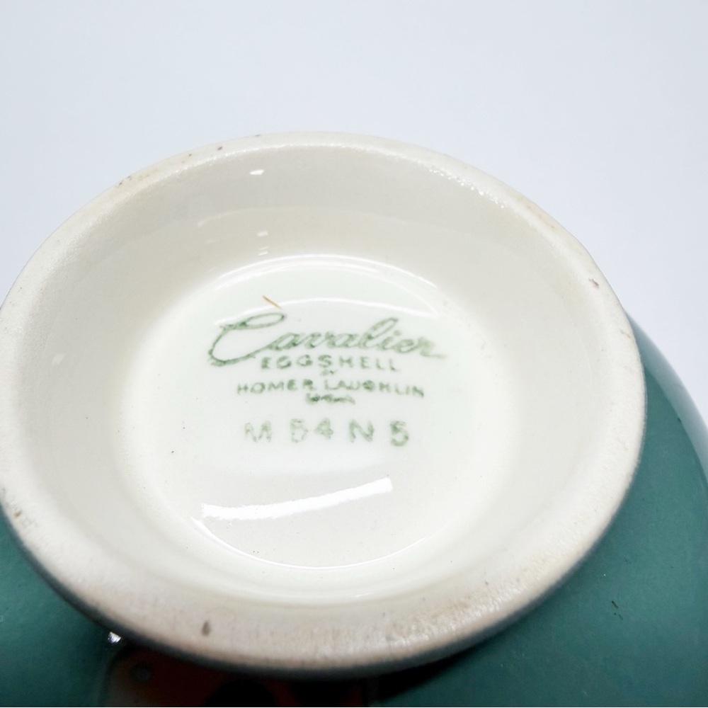 Vintage Homer Laughlin Cavalier Persian Garden Sugar Creamer Canister Set - Picture 16 of 16